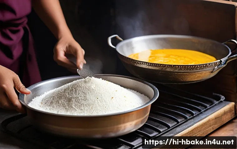 홈베이킹 노오븐 레시피 - **Prompt:** A warm, inviting kitchen scene featuring an adult joyfully preparing a homemade cake usi...
