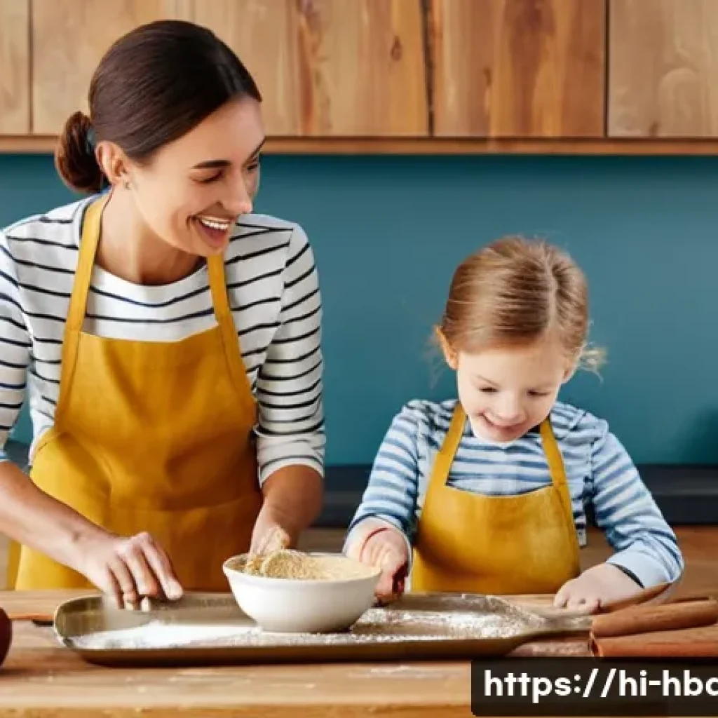 홈베이킹 당 줄이기 팁 - **Prompt 1: A Cozy Baking Moment with Natural Flavors**
    "A warm, inviting kitchen scene filled w...