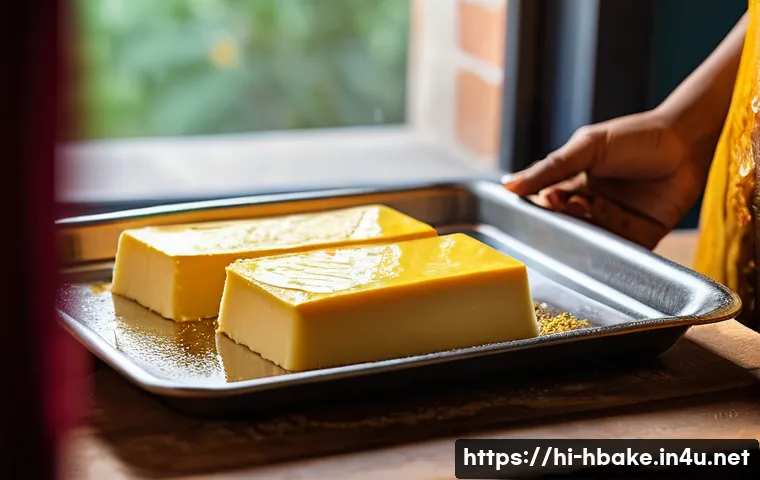 홈베이킹 유산지 대체 방법 - A vibrant kitchen scene featuring a traditional Indian home baker applying a thin layer of homemade ...